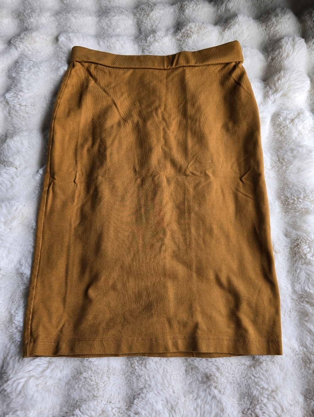 Camel color Pencil Skirt